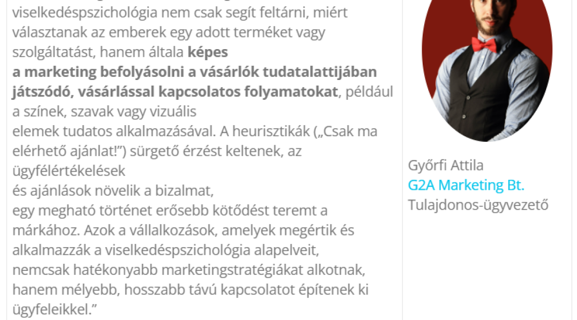 A sikeres marketing alapja: merj kockáztatni!