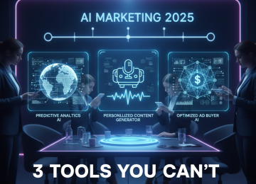 AI in Marketing 2025: 3 Tools You Can’t Compete Without